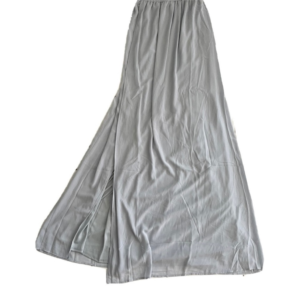 Show Me Your MuMu Kendall Steel Blue Maxi Dress NWT - Picture 4 of 10